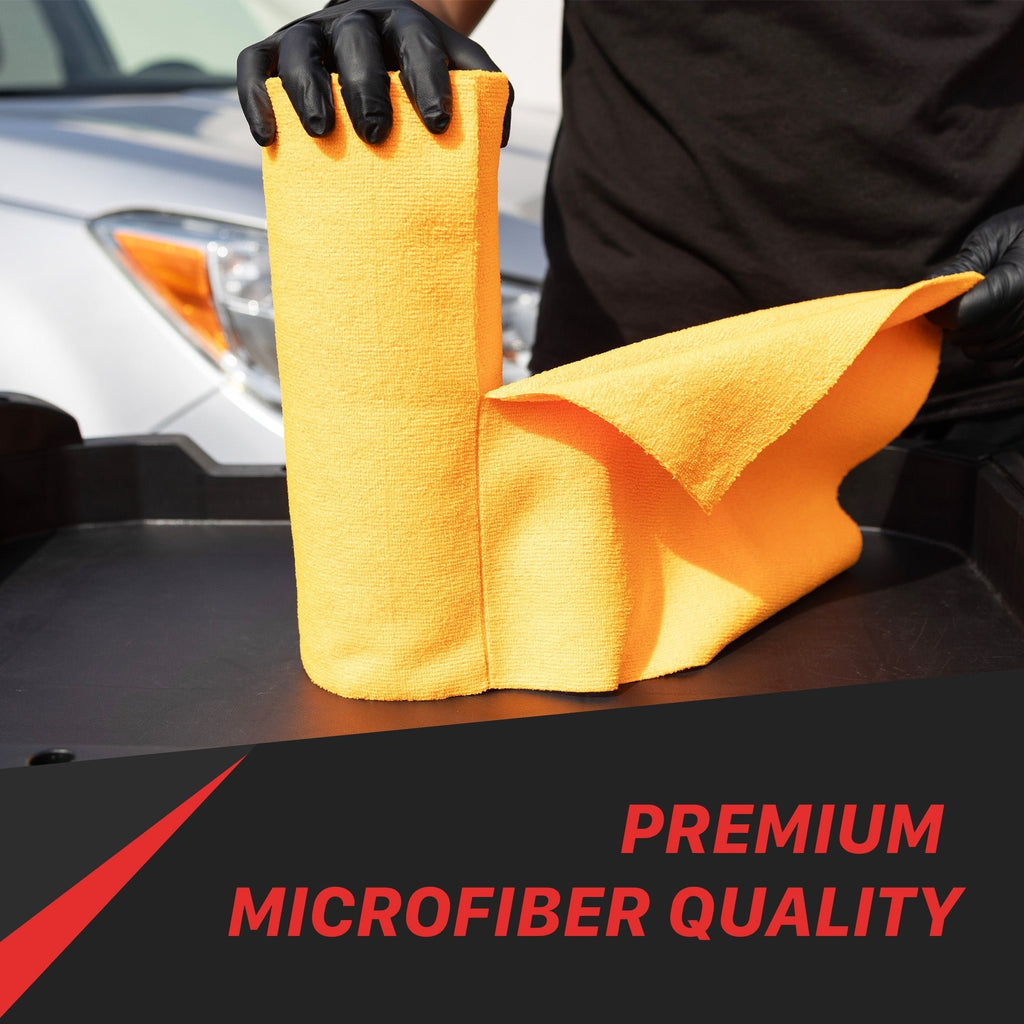 MaxShine 260GSM Tear-Away Microfiber Towel Roll (30 Sheets)