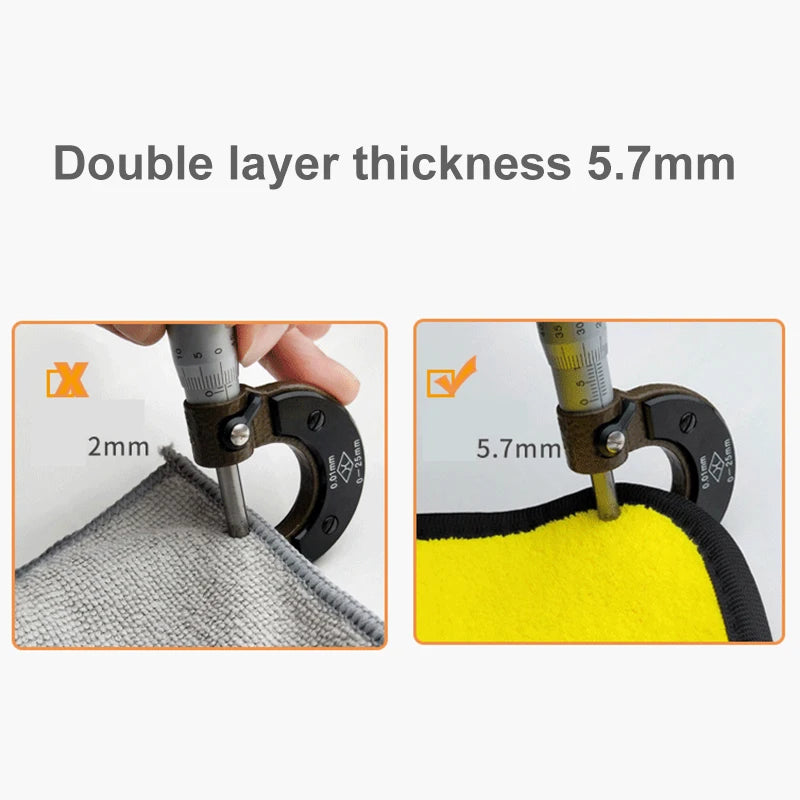 Premium Dual-Sided Microfiber Detailing Towels