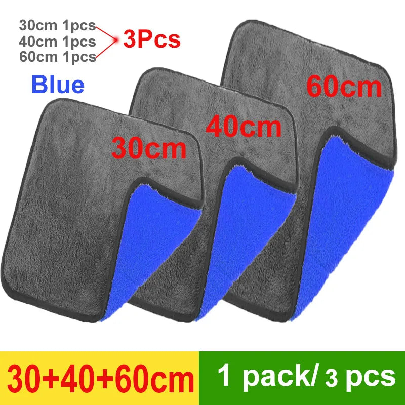 Premium Dual-Sided Microfiber Detailing Towels