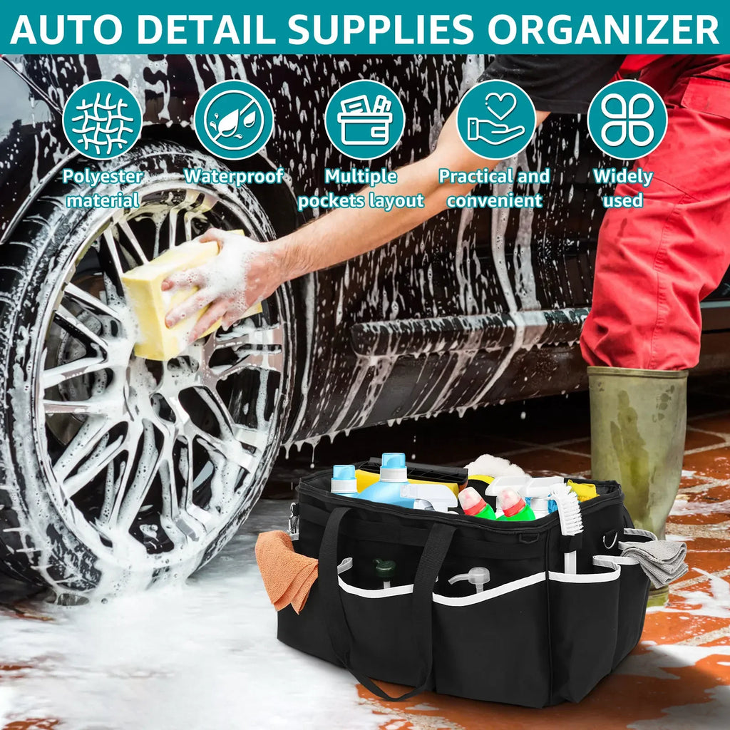 Professional Large-Capacity Detailing Tool Tote