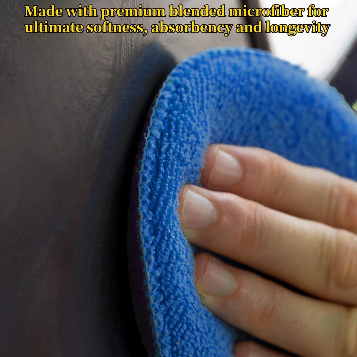 Premium Microfiber Wax Applicator Pads- 10 Piece Set