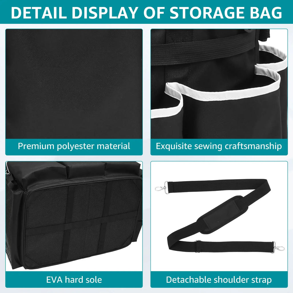 Professional Large-Capacity Detailing Tool Tote